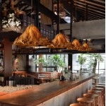 Vintage Resin Lotus Leaf Pendant Lights Tea House Dining Room Bar LED Retro Hanging Lamp Fixtures Indoor Lighting Home Decor