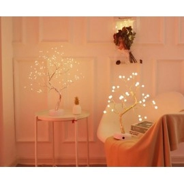 LED Night Lights Mini Christmas Tree Table Lamp  Fairy String Light Kid Gifts Home Indoor Room Decor Christmas Decoration