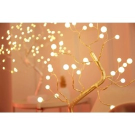 LED Night Lights Mini Christmas Tree Table Lamp  Fairy String Light Kid Gifts Home Indoor Room Decor Christmas Decoration