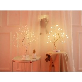 LED Night Lights Mini Christmas Tree Table Lamp  Fairy String Light Kid Gifts Home Indoor Room Decor Christmas Decoration
