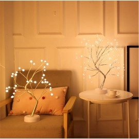 LED Night Lights Mini Christmas Tree Table Lamp  Fairy String Light Kid Gifts Home Indoor Room Decor Christmas Decoration