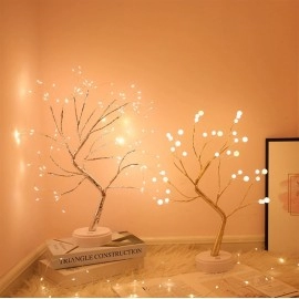 LED Night Lights Mini Christmas Tree Table Lamp  Fairy String Light Kid Gifts Home Indoor Room Decor Christmas Decoration