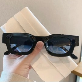 Fashion Summer Retro Punk Rectangle Sunglasses  Sun Shades Men Women Trendy Vintage Small Square Sun Glasses Eyewear