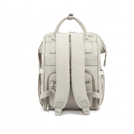 Baby Nappy Bag Mummy Bag Backpack Waterproof Storage Handbag Outdoor Travel Mommy Maternity Bag For Baby Stuff 2 Layer Gray