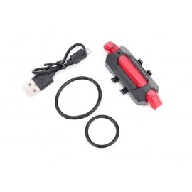 USB Rechargeable Waterproof Mountain Bike Lamp Warning Cycling Taillight Bike LED Headlight Tail Light For Electric Scooter