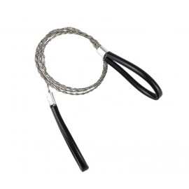 Portable Stainless Steel Wire Saw with Finger Handle Outdoor Camping Hiking Pocket Manual Cutting Chain Saws Survive Tool