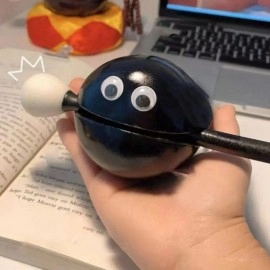 Lovely Wooden Knock Toy Material Safety Percussion Toy Drumstick Wooden Instrument Temple Fish Wood Drum Stress Relief